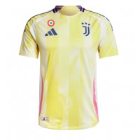 Camisa de Futebol Juventus Dusan Vlahovic #9 Equipamento Secundário 2024-25 Manga Curta